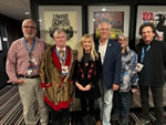 36. Oct 11 - backstage opening night of NANYEHI-The Story of Nancy Ward with Eli Pumpkin, David Hampton, Chief Bill John Baker & wife Sherry, & Duane Sciacqua.